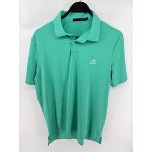 Ralph Lauren RLX Polo Mens L Golf Honda Classic Logo Green EUC